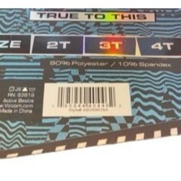 Volcom Boys Boxer Briefs 3T Set of 4 Striped Print Solids - Picture 4 of 4